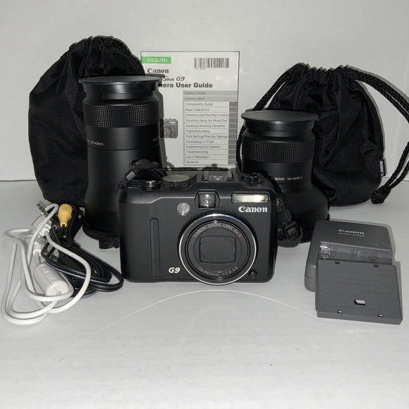 Canon Cameras, Photo & Video Canon G9 Powershot Camera W Wide Lens